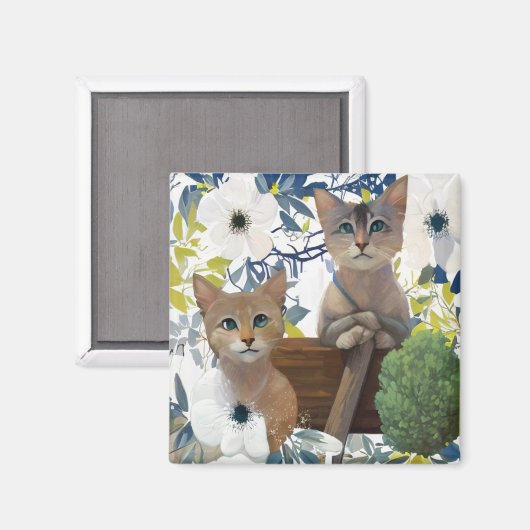 Cute Kittens Magneet (Voorkant / Achterkant)