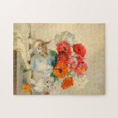  Cute Kittens Meta Plückebaum's schilderijen Legpuzzel (Horizontaal)