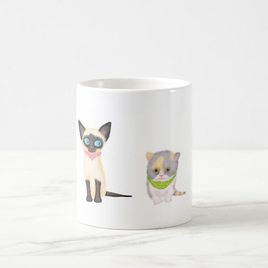 Cute kittens mok (Center)