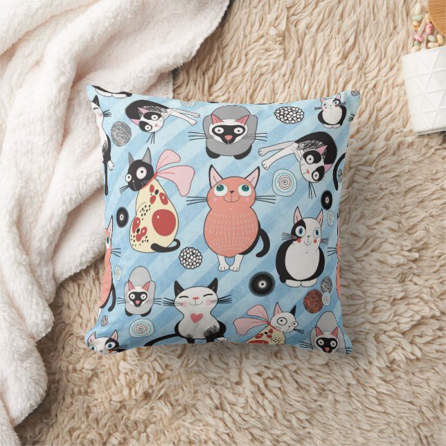 Cute Kittens Pillow Kussen (Deken)