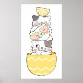 Cute Kittens Poster (Voorkant)