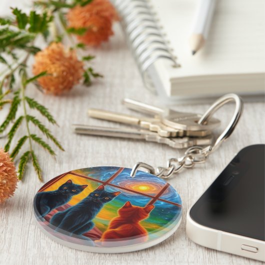 Cute Kittens Sleutelhanger (Voorkant Rechts)