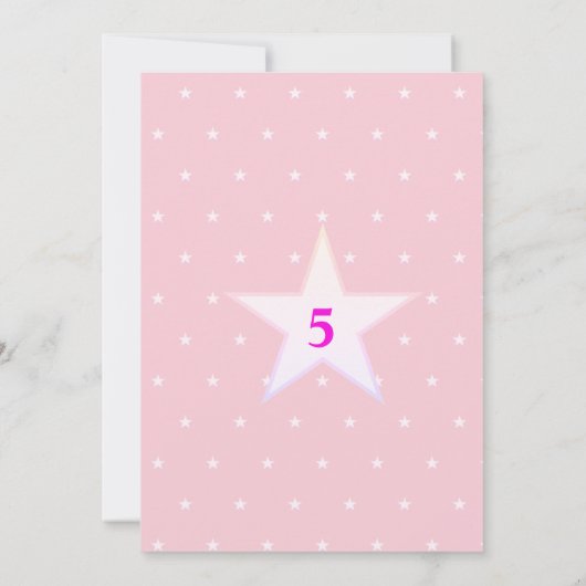 Cute Kitticorn Birthday Party Kaart (Achterkant)