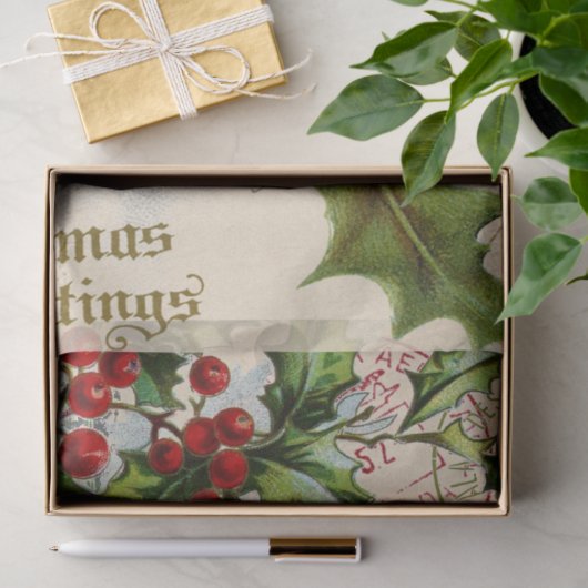 Cute Kittie-kerstontkoppelpapier Tissuepapier (Geschenk)