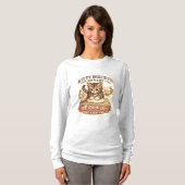 Cute Kitty Biscuits Bakery "We Knead 'Em" Pun  T-shirt (Voorkant volledig)