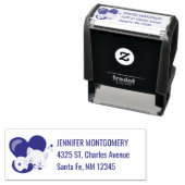 Cute Kitty Cat Animal Sleeping Zelfinktende Stempel (In situ)