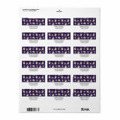 Cute Kitty Cat Astronauts Pattern Etiket (Full Sheet)