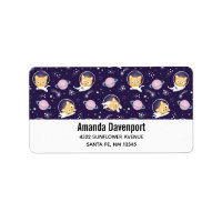 Cute Kitty Cat Astronauts Pattern