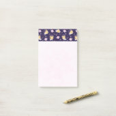 Cute Kitty Cat Astronauts Pattern Post-it® Notes (Op bureau)
