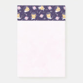 Cute Kitty Cat Astronauts Pattern Post-it® Notes (Voorkant)