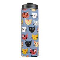 Cute Kitty Cat Blue