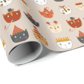 Cute Kitty Cat Cadeaupapier (Rol Hoek)