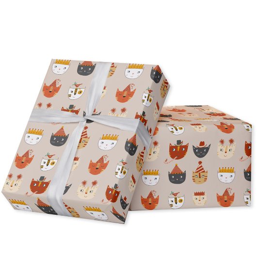 Cute Kitty Cat Cadeaupapier
