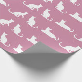 Cute Kitty Cat Cadeaupapier (Hoek)