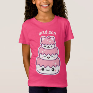 Cute Kitty Cat Cake T-shirt