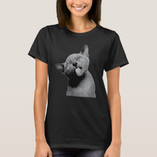 Cute Kitty Cat die zijn tong uitsteekt naar jou An T-shirt