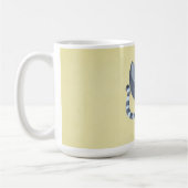 Cute Kitty Cat en bloemen Koffiemok (Links)