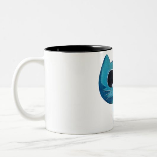 Cute Kitty Cat en Pig Tweekleurige Koffiemok (Links)