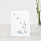 Cute Kitty Cat, excuses alsjeblieft, vergeef me Kaart (Voorkant)
