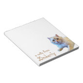 Cute Kitty Cat - Gepersonaliseerd Notitieblok (Schuin)