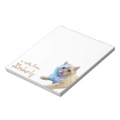 Cute Kitty Cat - Gepersonaliseerd Notitieblok (Linkerzijde)