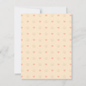 Cute Kitty Cat Girls Birthday Party Invitations Kaart (Achterkant)