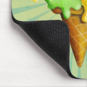 Cute Kitty Cat Ice Cream Muismat (Hoek)