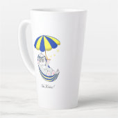 Cute Kitty Cat in Hammock Two-Tone Coffee Mok (Linkerhoek)