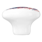 Cute Kitty Cat Keramische Knop (Zijkant)