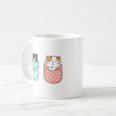 Cute Kitty Cat Koffiemok (Voorkant links)