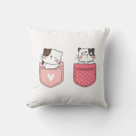 Cute Kitty Cat Kussen