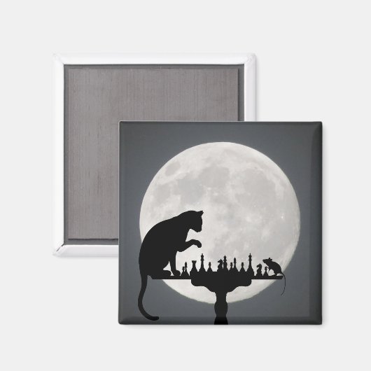 Cute Kitty Cat Magneet (Voorkant / Achterkant)