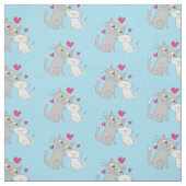Cute Kitty Cat Nursery Decor Fabric Stof (Swatch)