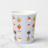 Cute Kitty Cat Papieren Bekers (Rechts)