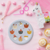Cute Kitty Cat Papieren Bordje (Feest)