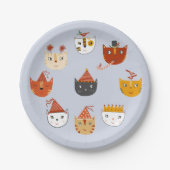 Cute Kitty Cat Papieren Bordje (Voorkant)