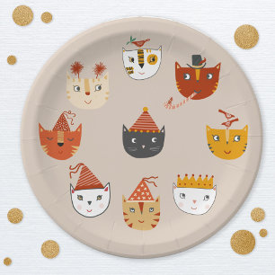 Cute Kitty Cat Papieren Bordje