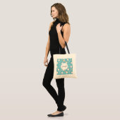 Cute Kitty Cat Pattern Whimsical Tote Bag (Voorkant (model))
