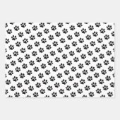 Cute Kitty Cat Paws Pattern, Cat Lovers Inpakpapier Vel (Voorkant)