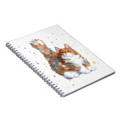 Cute Kitty Cat Pet Animal Notitieboek (Rechterzijde)