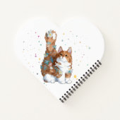 Cute Kitty Cat Pet Animal Notitieboek (Achterkant)