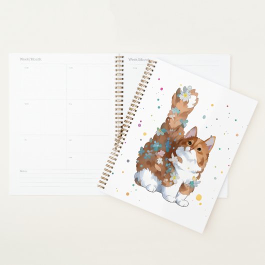 Cute Kitty Cat Pet Animal Planner (Display)