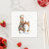 Cute Kitty Cat Pet Animal Servet (Insitu)