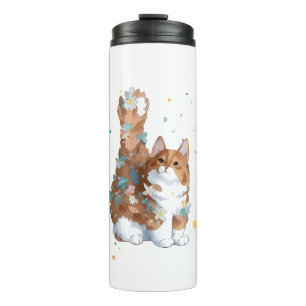 Cute Kitty Cat Pet Animal Thermosbeker