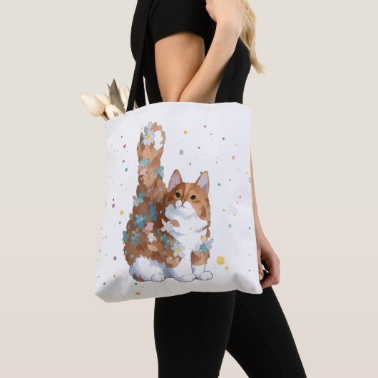 Cute Kitty Cat Pet Animal Tote Bag (Dichtbij)