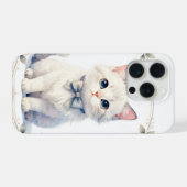 cute kitty cat phone case  iPhone hoesje (Achterkant horizontaal)