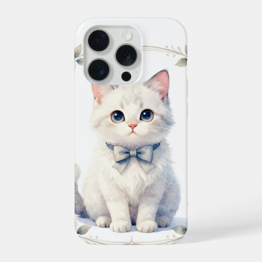 cute kitty cat phone case  iPhone hoesje (Achterkant)
