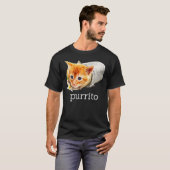 Cute Kitty Cat Purrito Burrito Pun Essential T-shirt (Voorkant volledig)