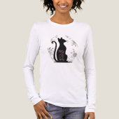 Cute Kitty Cat Tri-Blend Shirt (Voorkant volledig)