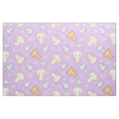 Cute Kitty Cats en Hearts Pattern Stof (Fat Quarter)